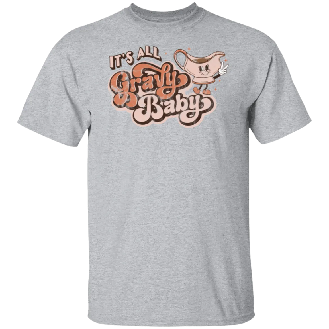 It’s All Gravy, Baby Gildan T-Shirt – Fun and Playful Thanksgiving Vibes!