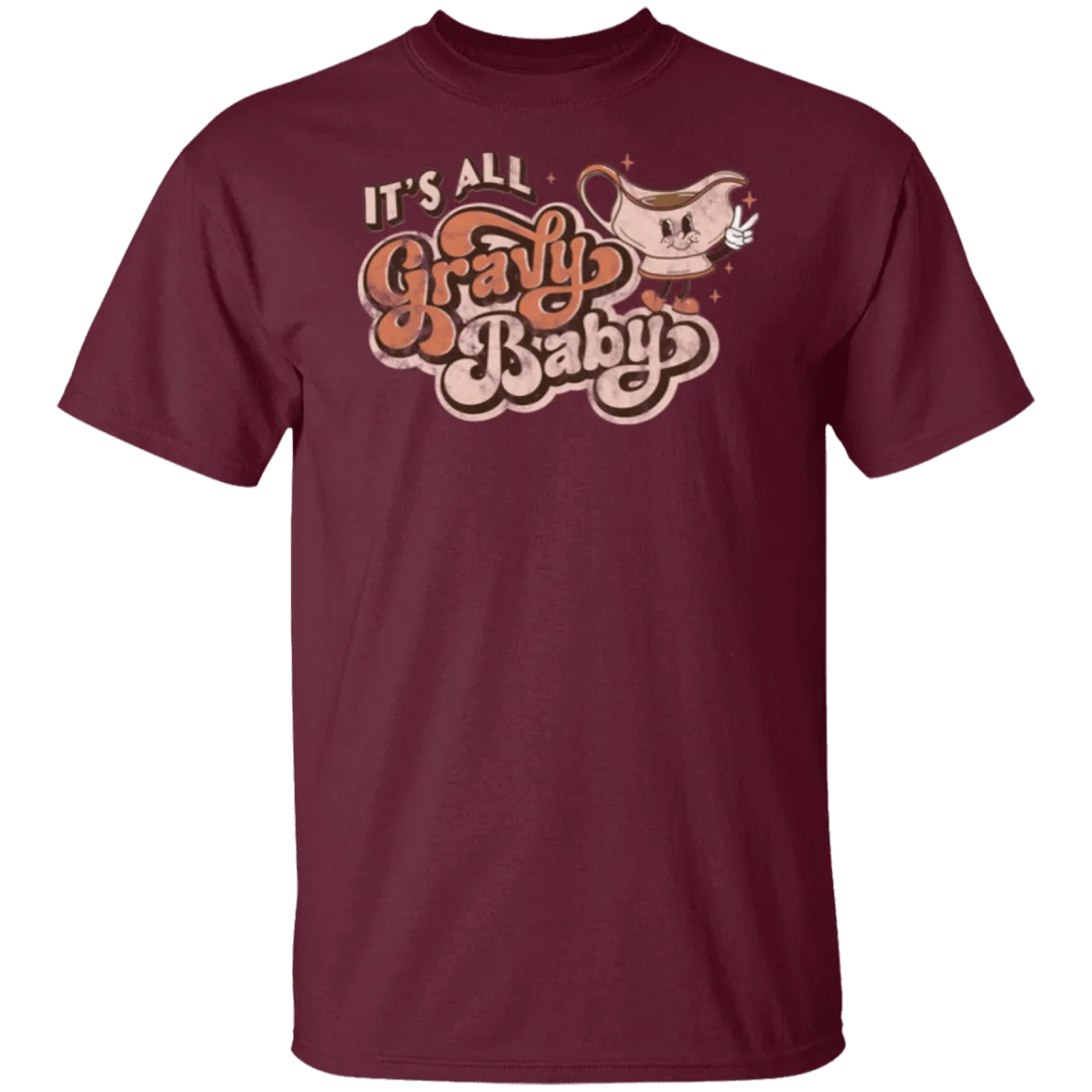 It’s All Gravy, Baby Gildan T-Shirt – Fun and Playful Thanksgiving Vibes!