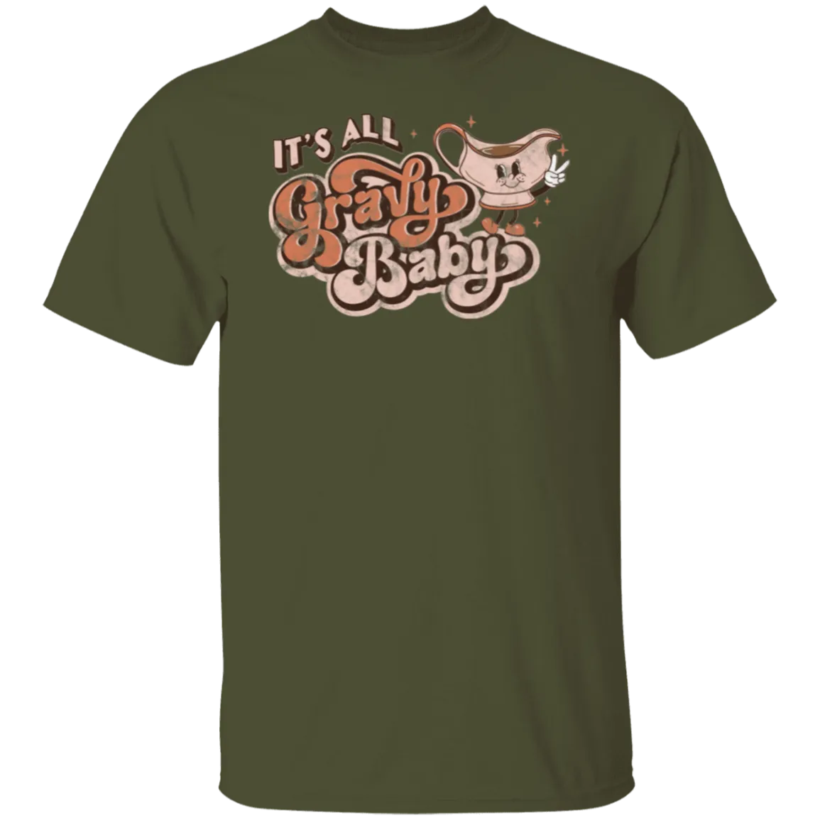 It’s All Gravy, Baby Gildan T-Shirt – Fun and Playful Thanksgiving Vibes!