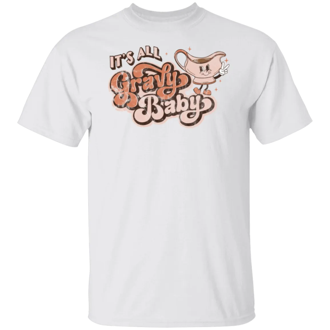 It’s All Gravy, Baby Gildan T-Shirt – Fun and Playful Thanksgiving Vibes!