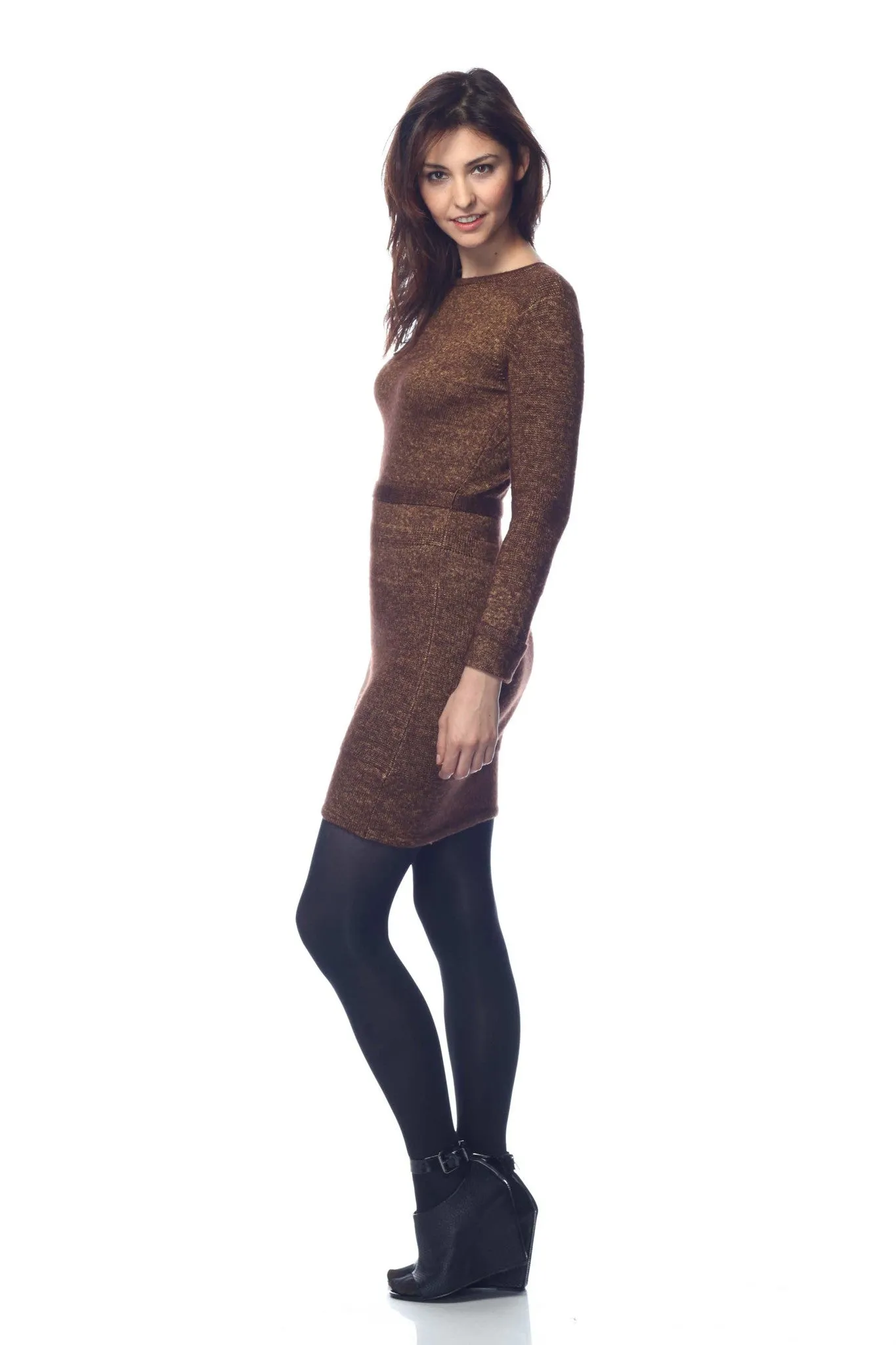 Izabella Metallic Bodycon Dress