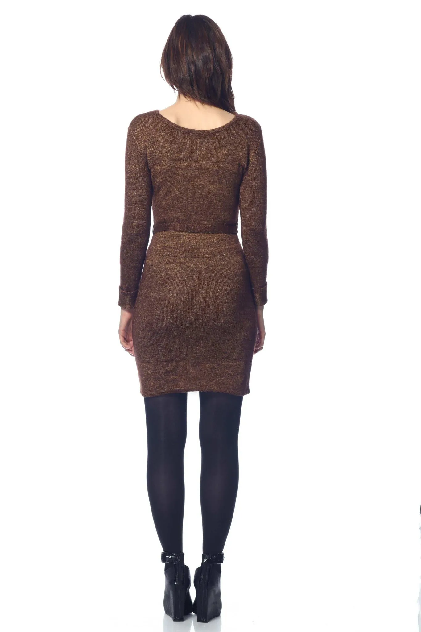 Izabella Metallic Bodycon Dress