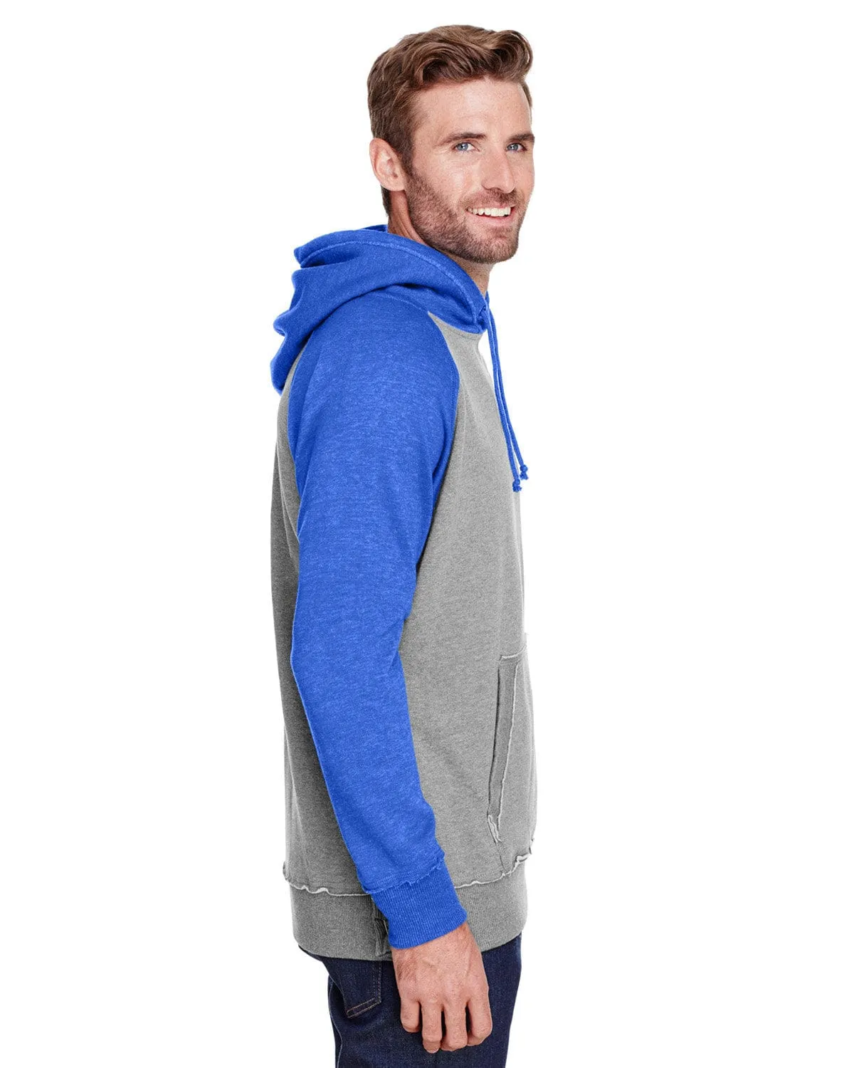 J America Adult Vintage Heather Pullover Hooded Sweatshirt