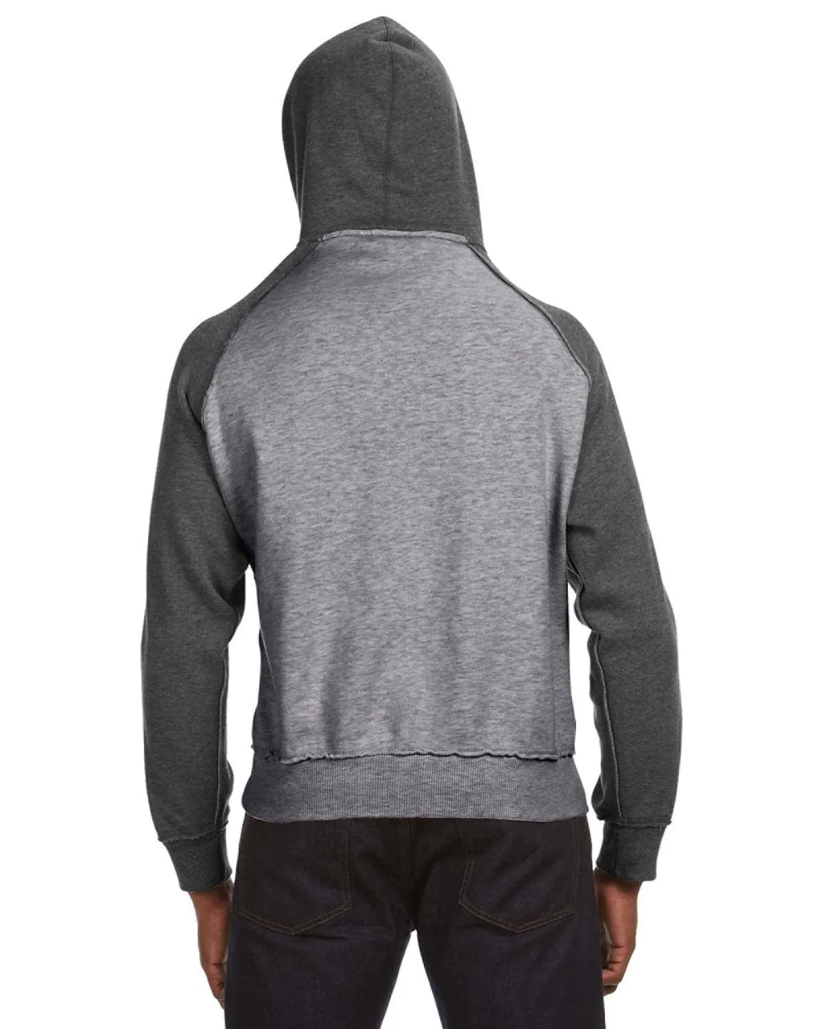 J America Adult Vintage Heather Pullover Hooded Sweatshirt