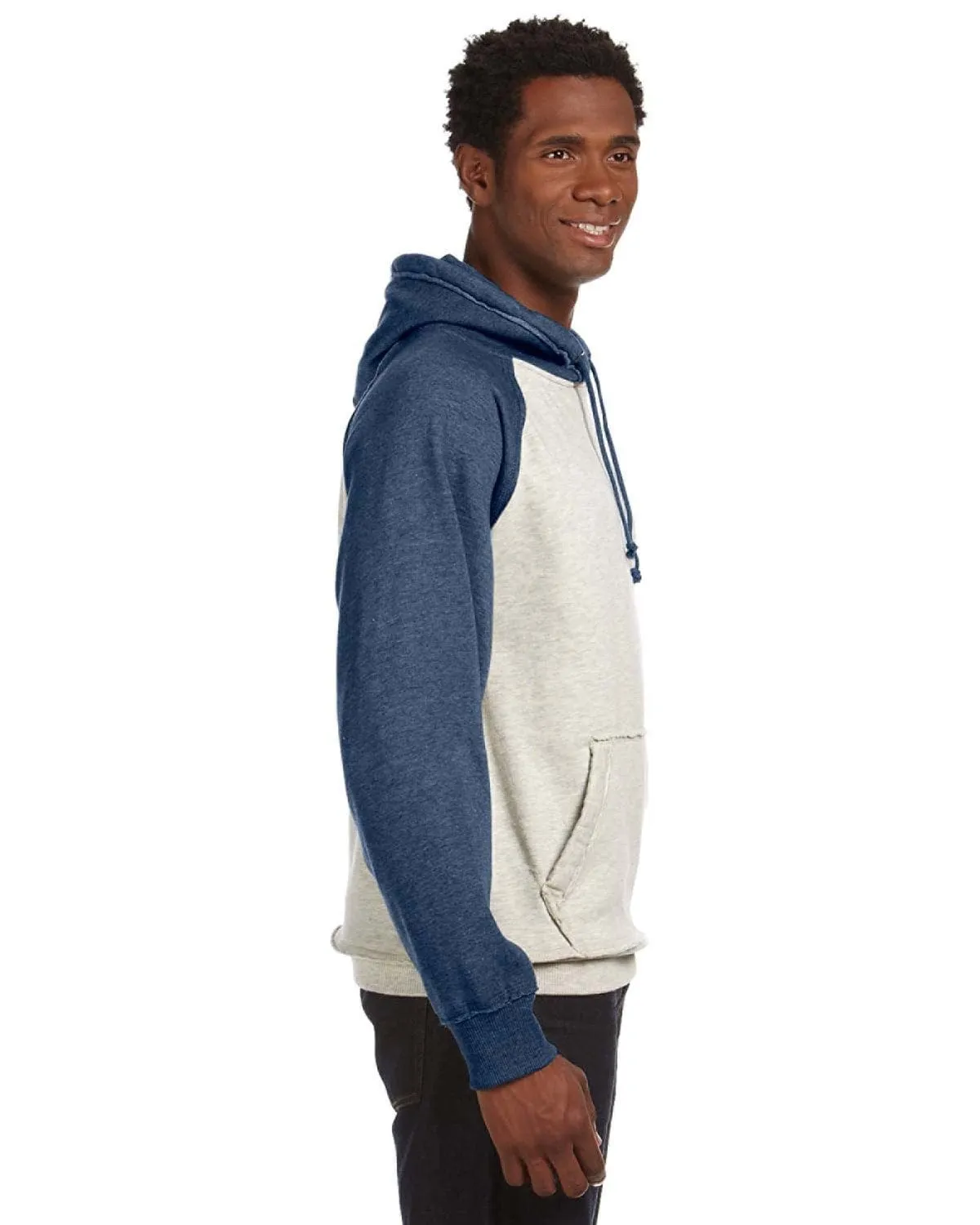 J America Adult Vintage Heather Pullover Hooded Sweatshirt