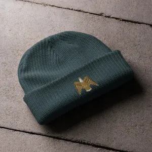 Jeep Golden Eagle Beanie - Ribbed Knit Adventure Hat