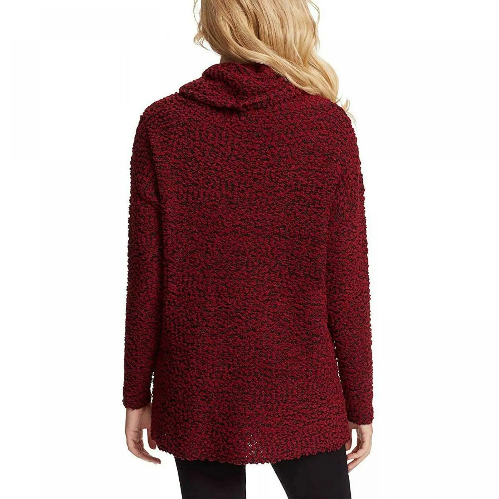 Jessica Simpson Women's Nava Cowl Neck Bumpy Knit Sweater