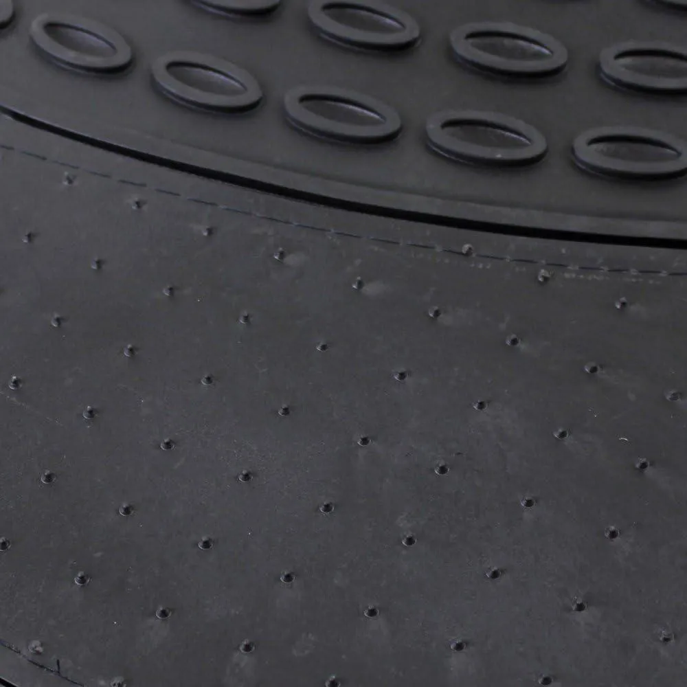 JVL Contour Black Luxury Car Mat - Set of 4