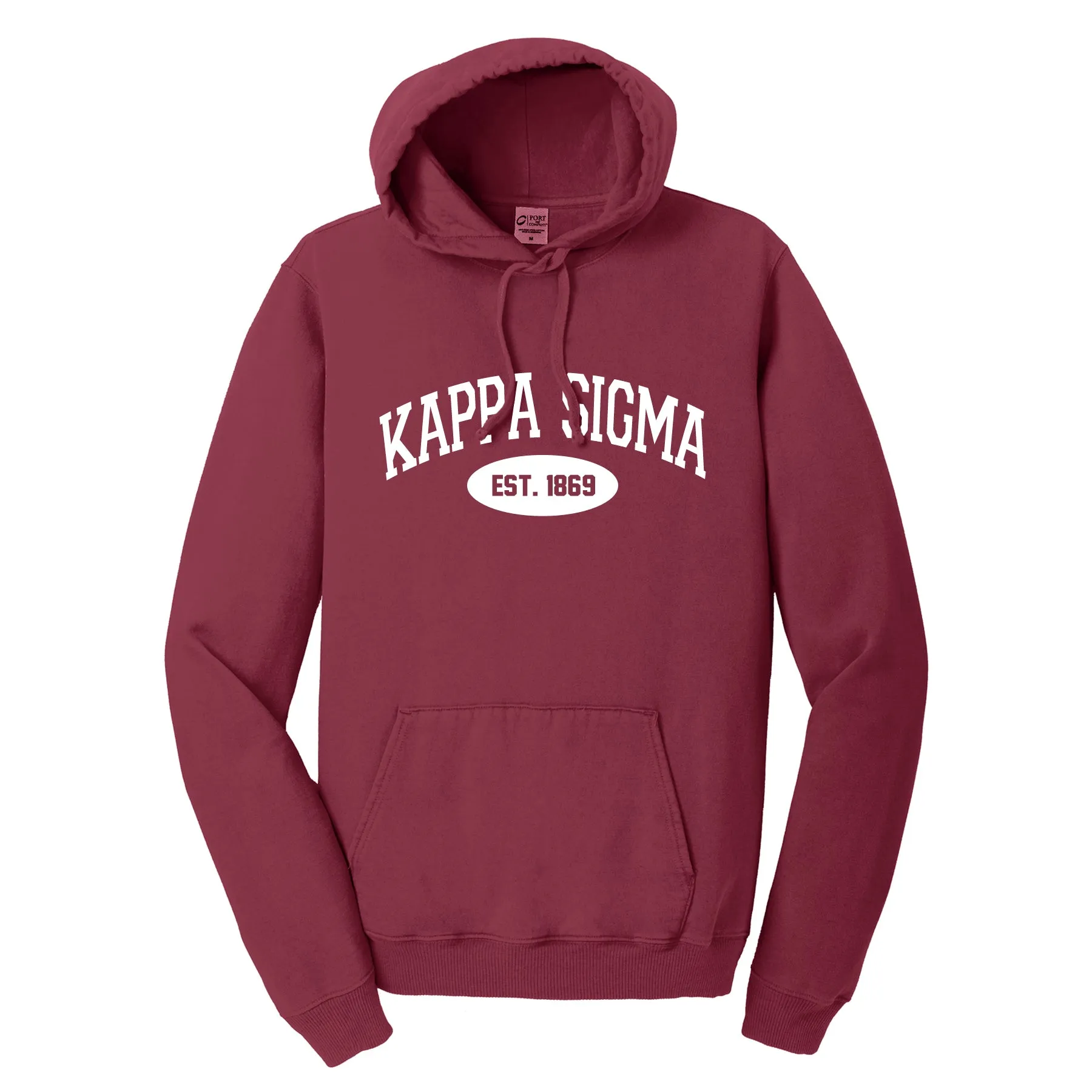 Kappa Sigma Hooded Pullover Vintage Sweatshirt