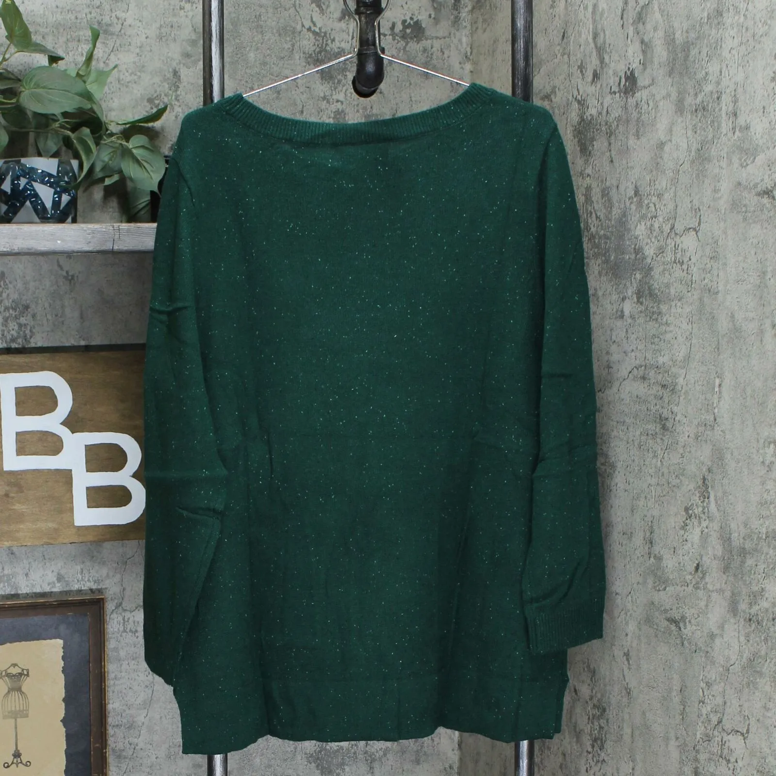 Karen Scott Plus Size Front Pocket Tunic Sweater