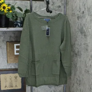 Karen Scott Plus Size Front Pocket Tunic Sweater