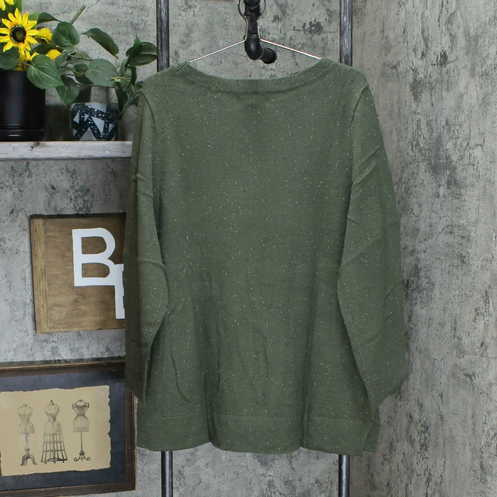 Karen Scott Plus Size Front Pocket Tunic Sweater