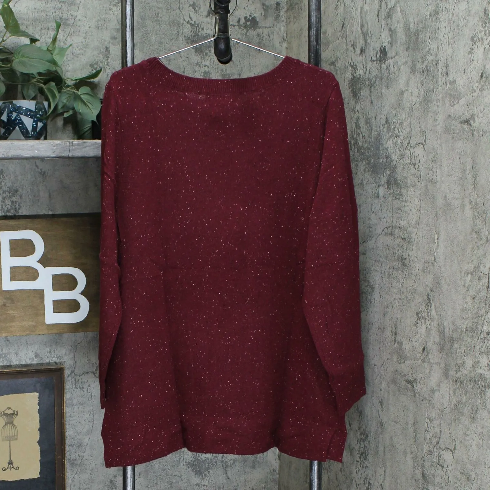 Karen Scott Plus Size Front Pocket Tunic Sweater