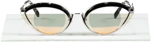 Kenzo Metallic /black Mirrored Side Logo Kz40001u Sunglasses