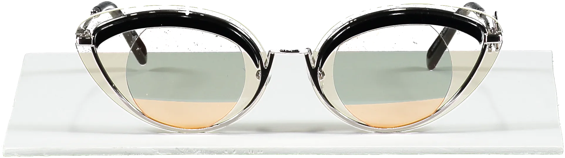 Kenzo Metallic /black Mirrored Side Logo Kz40001u Sunglasses