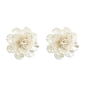 Korean Pearl Handmade Stud Earrings