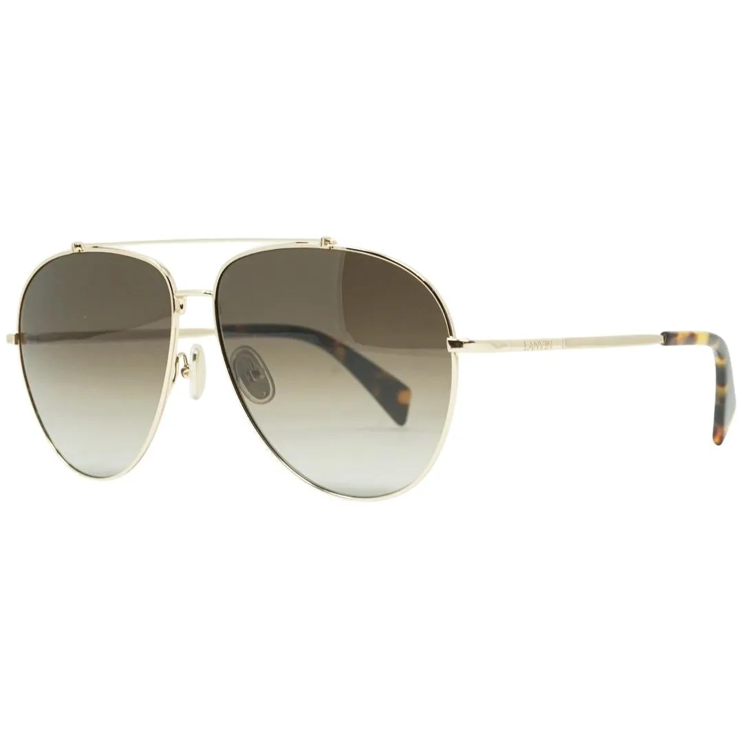 Lanvin Mens LNV113S 714 Sunglasses Gold