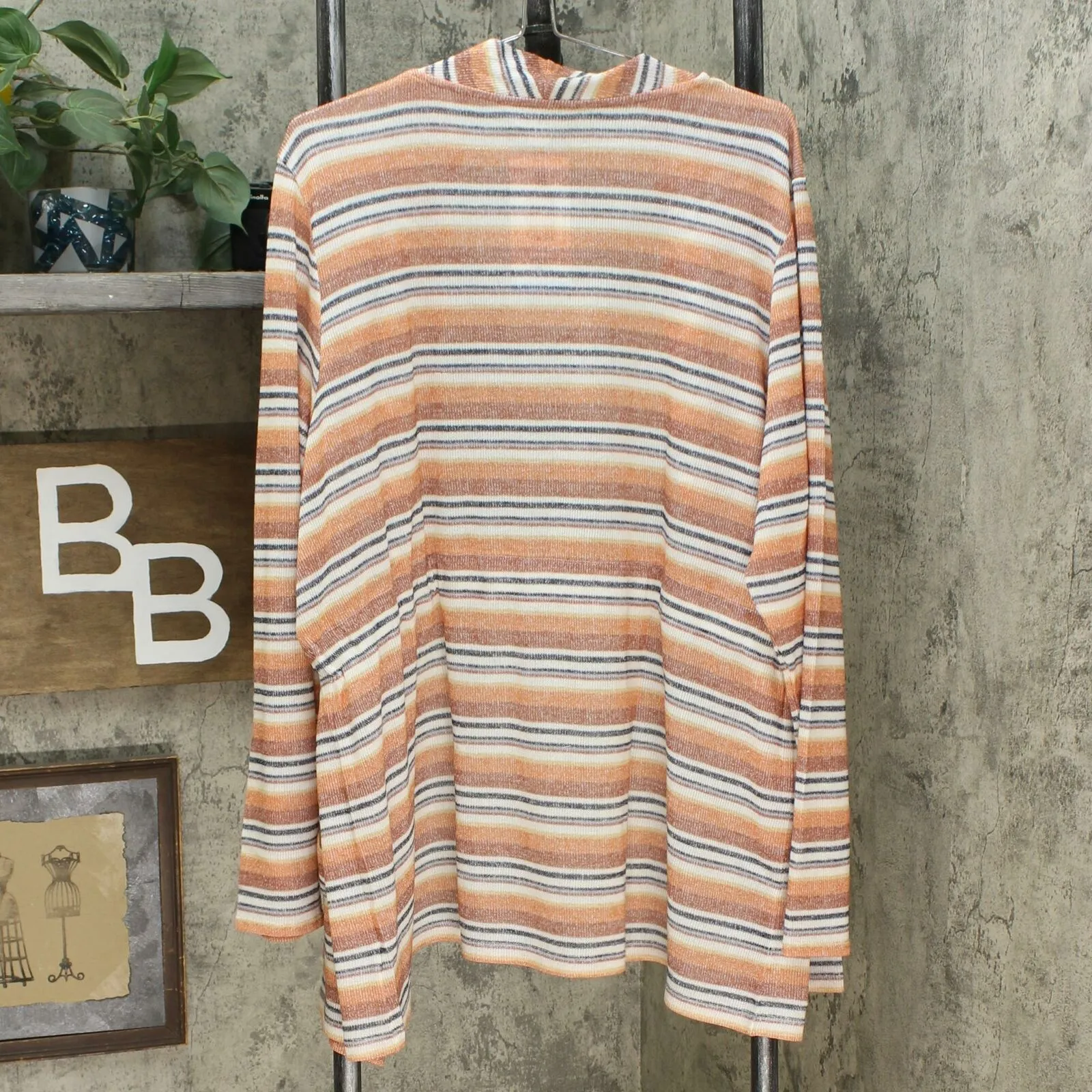 Leo & Nicole Women's Plus Size Lightweight Cinch Waist Cardigan Sweater