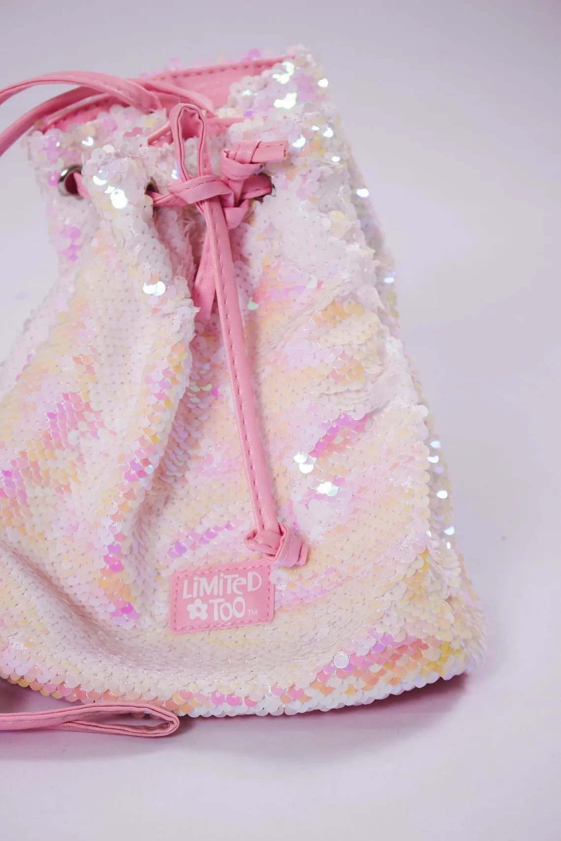 Limited Too Pink Glitter Purse