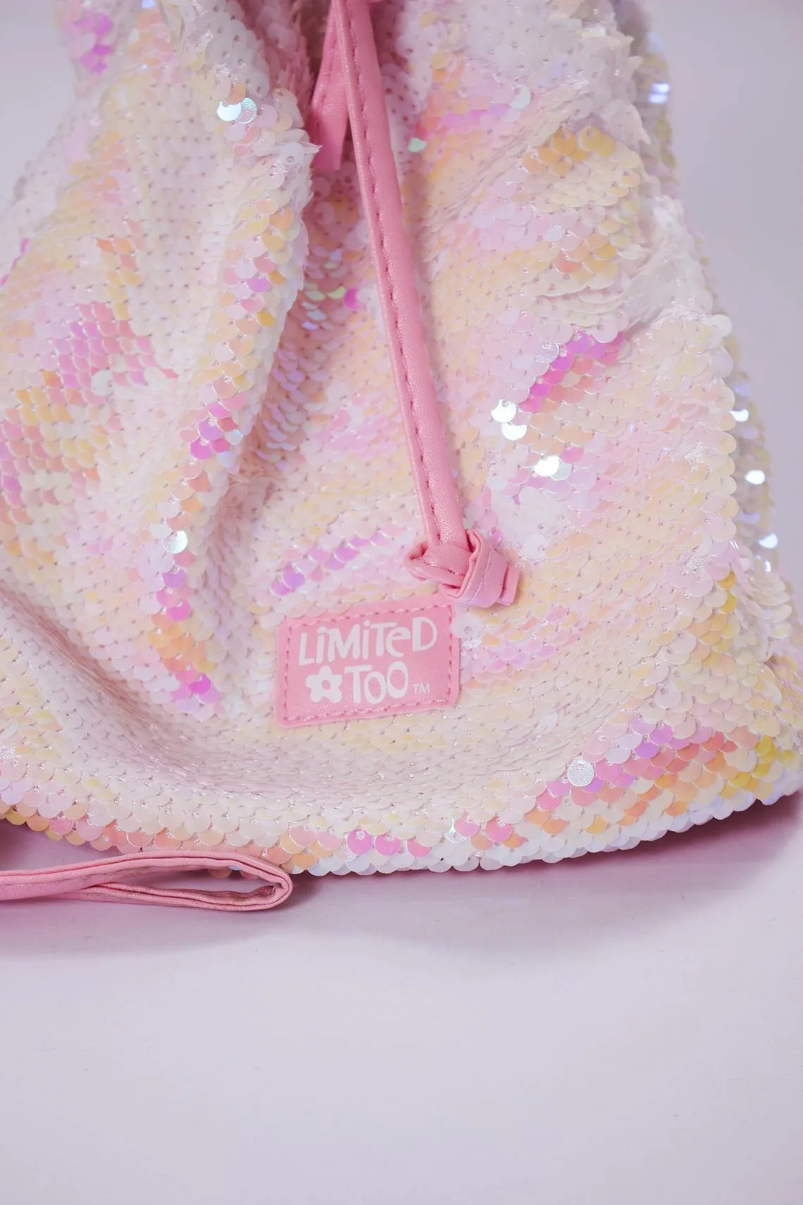Limited Too Pink Glitter Purse