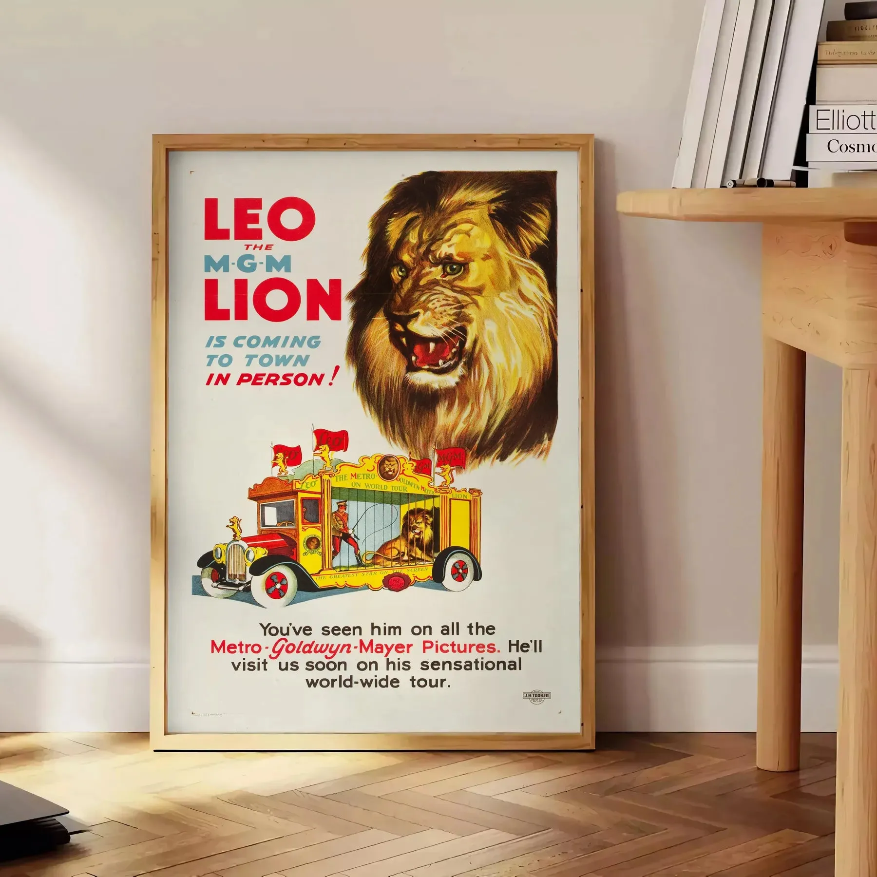 Lion Travel Poster Art