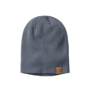 Little Bipsy Knit Beanie - Smoke