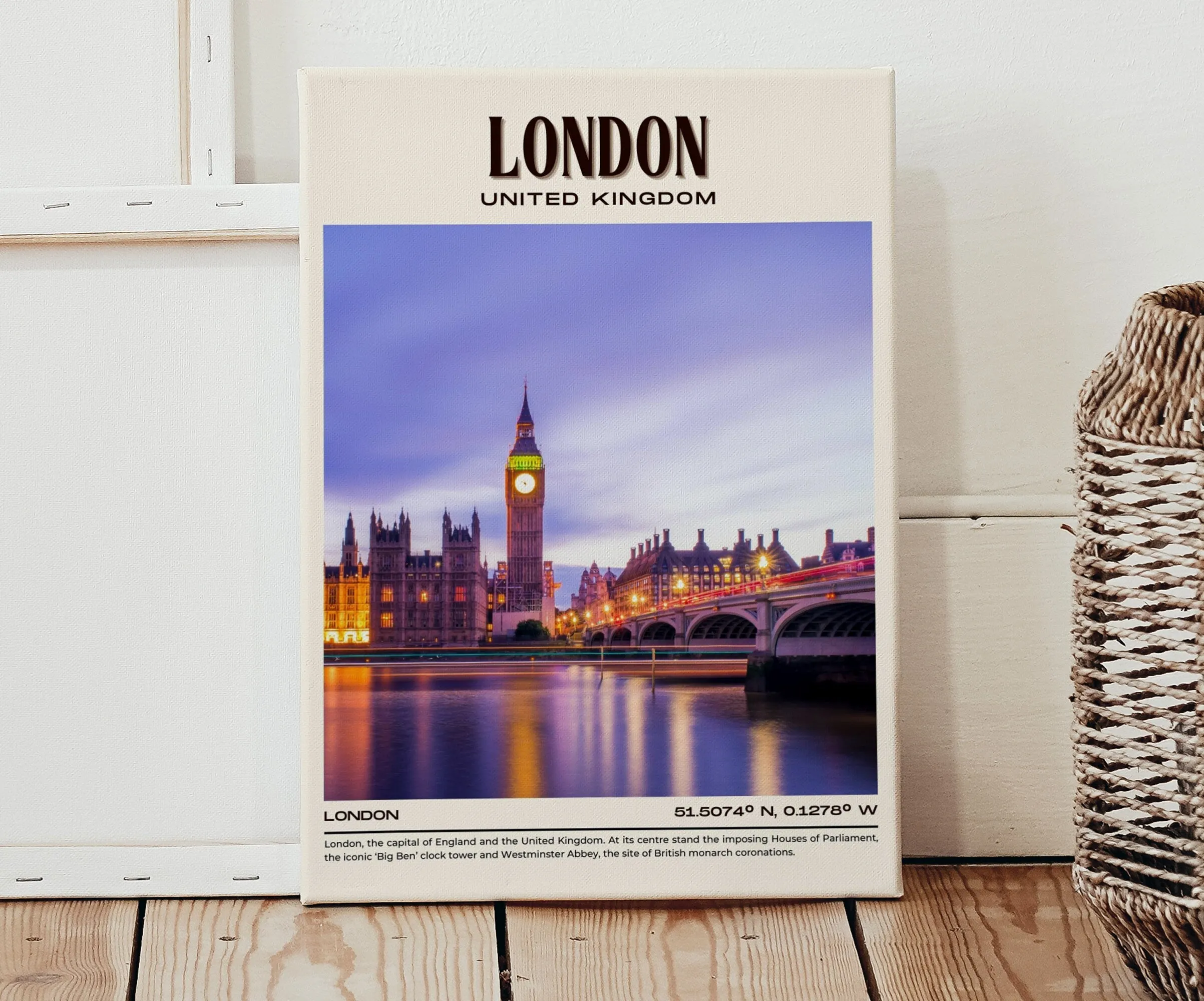 London Vintage Wall Art, UK