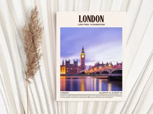 London Vintage Wall Art, UK