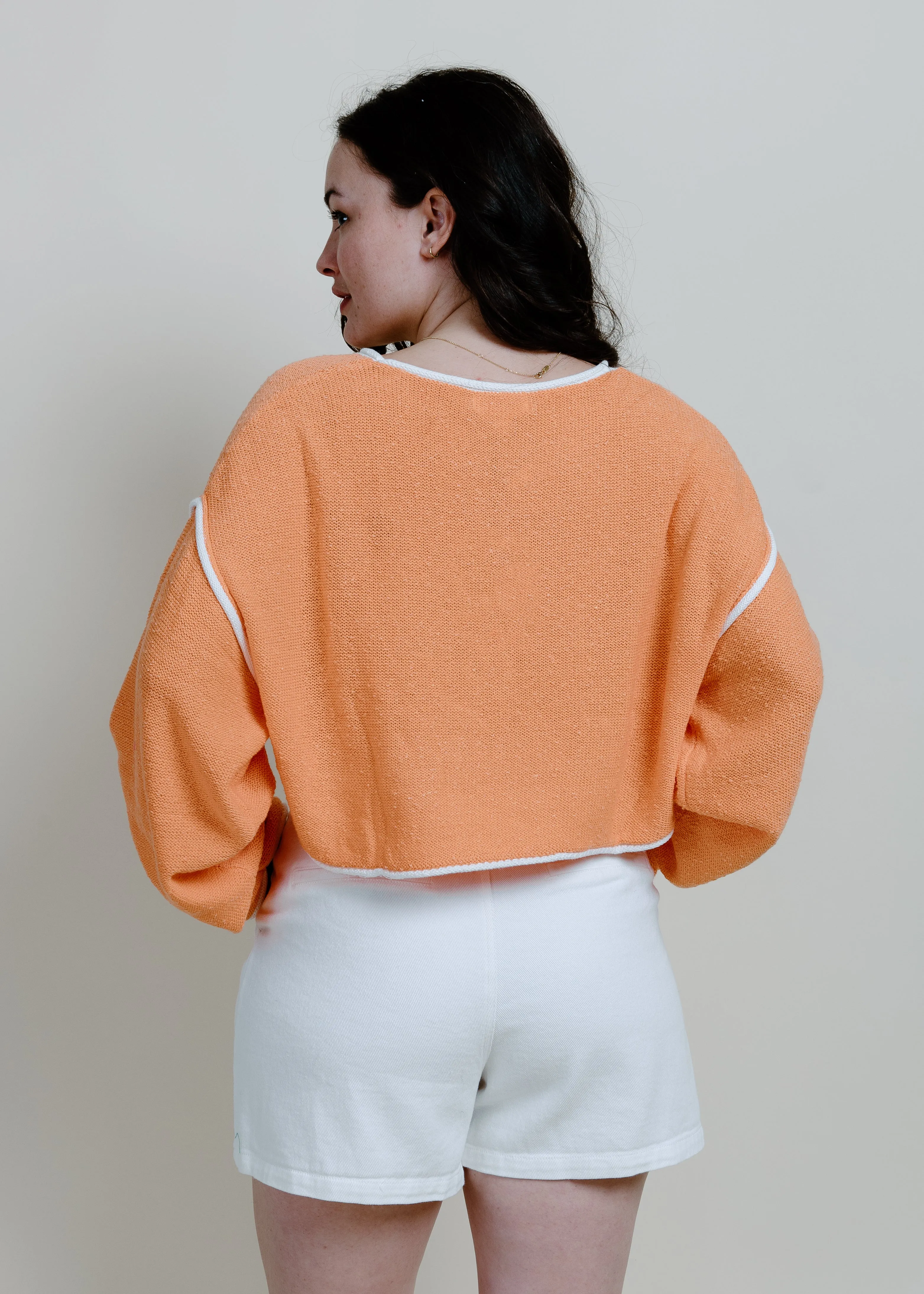 Lora Knit Sweater - Apricot