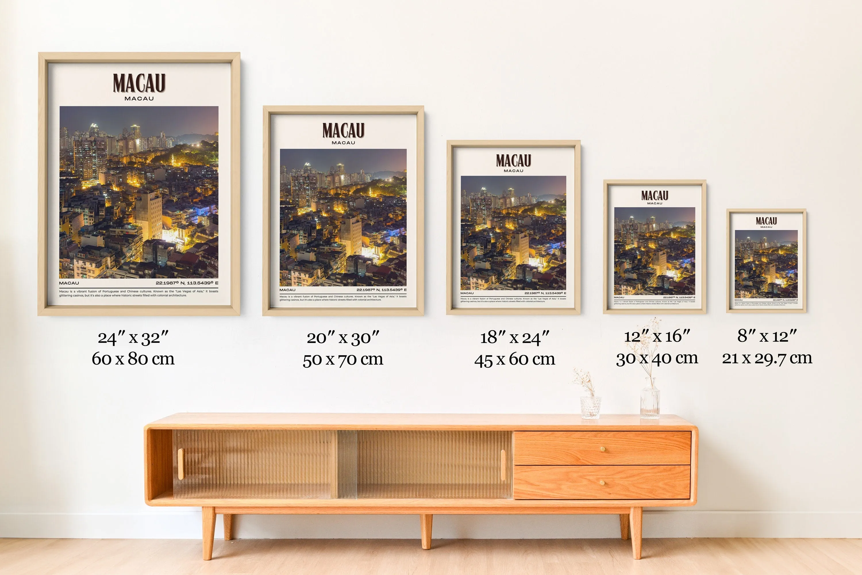 Macau Vintage Wall Art,  Macau
