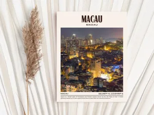 Macau Vintage Wall Art,  Macau