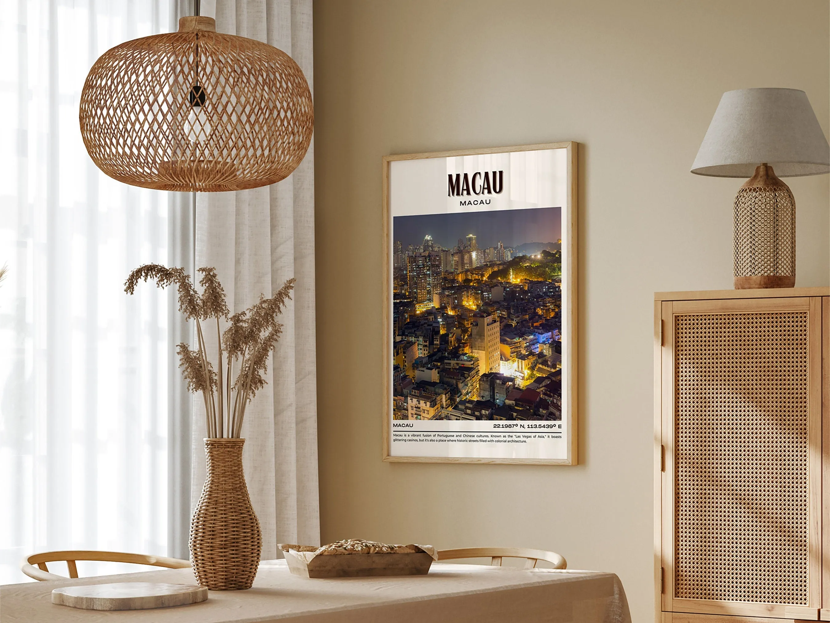 Macau Vintage Wall Art,  Macau