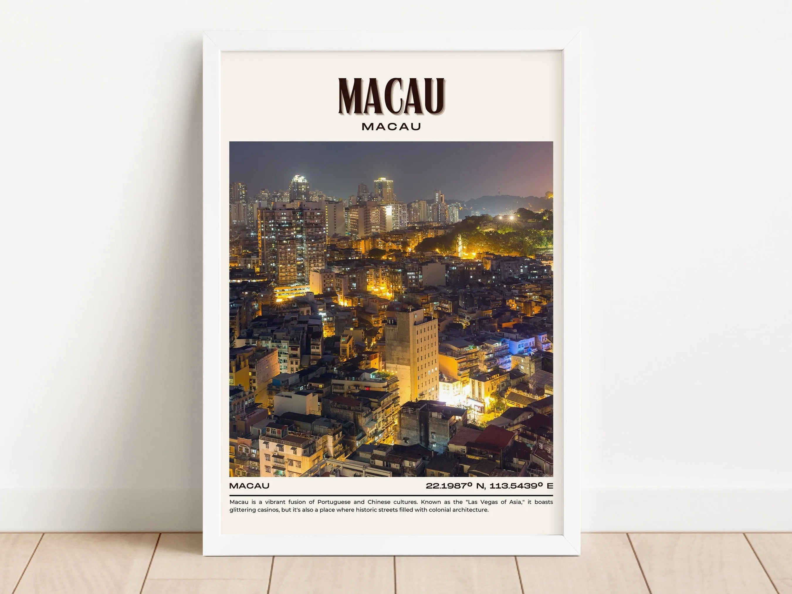 Macau Vintage Wall Art,  Macau