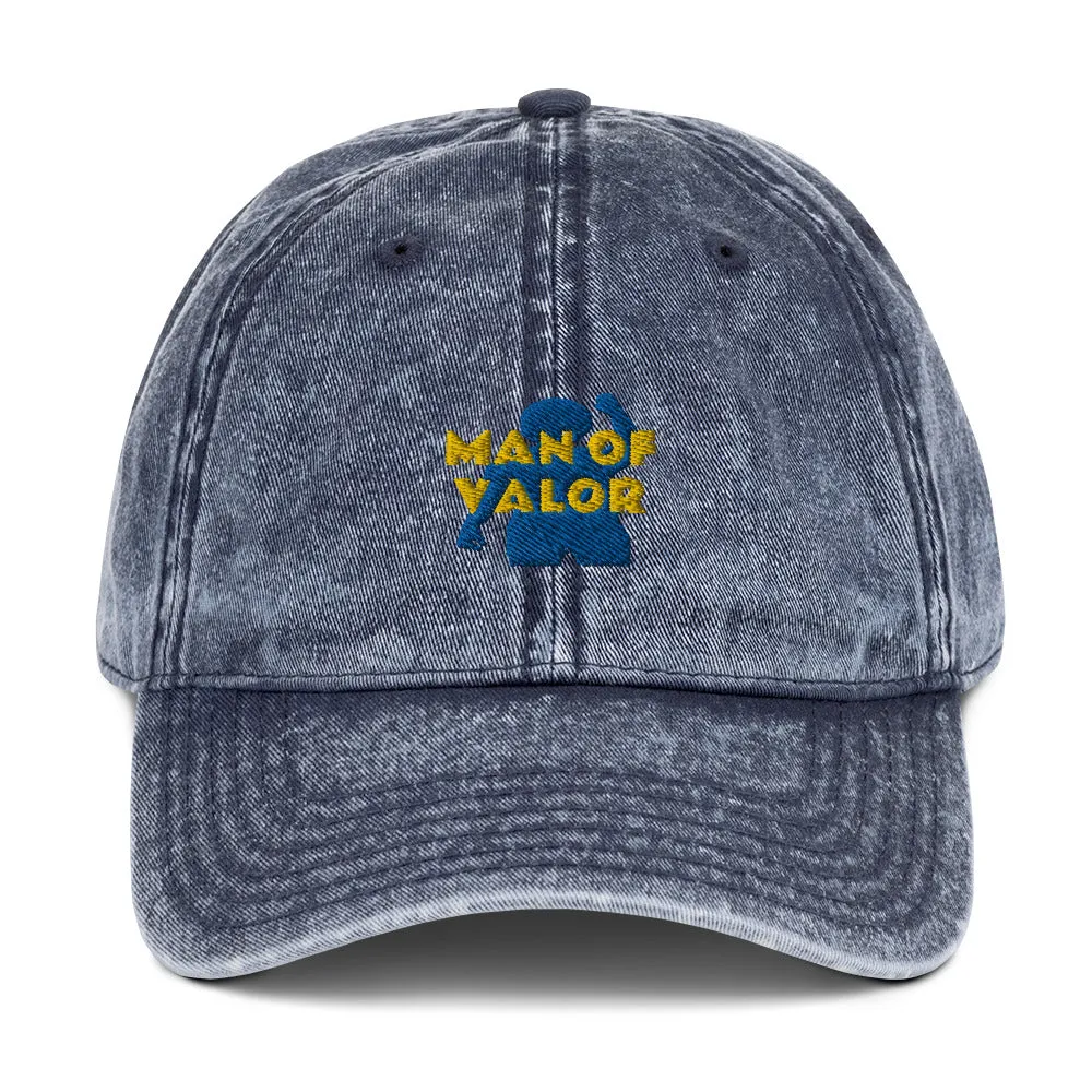 Man of Valor Vintage Cotton Twill Cap