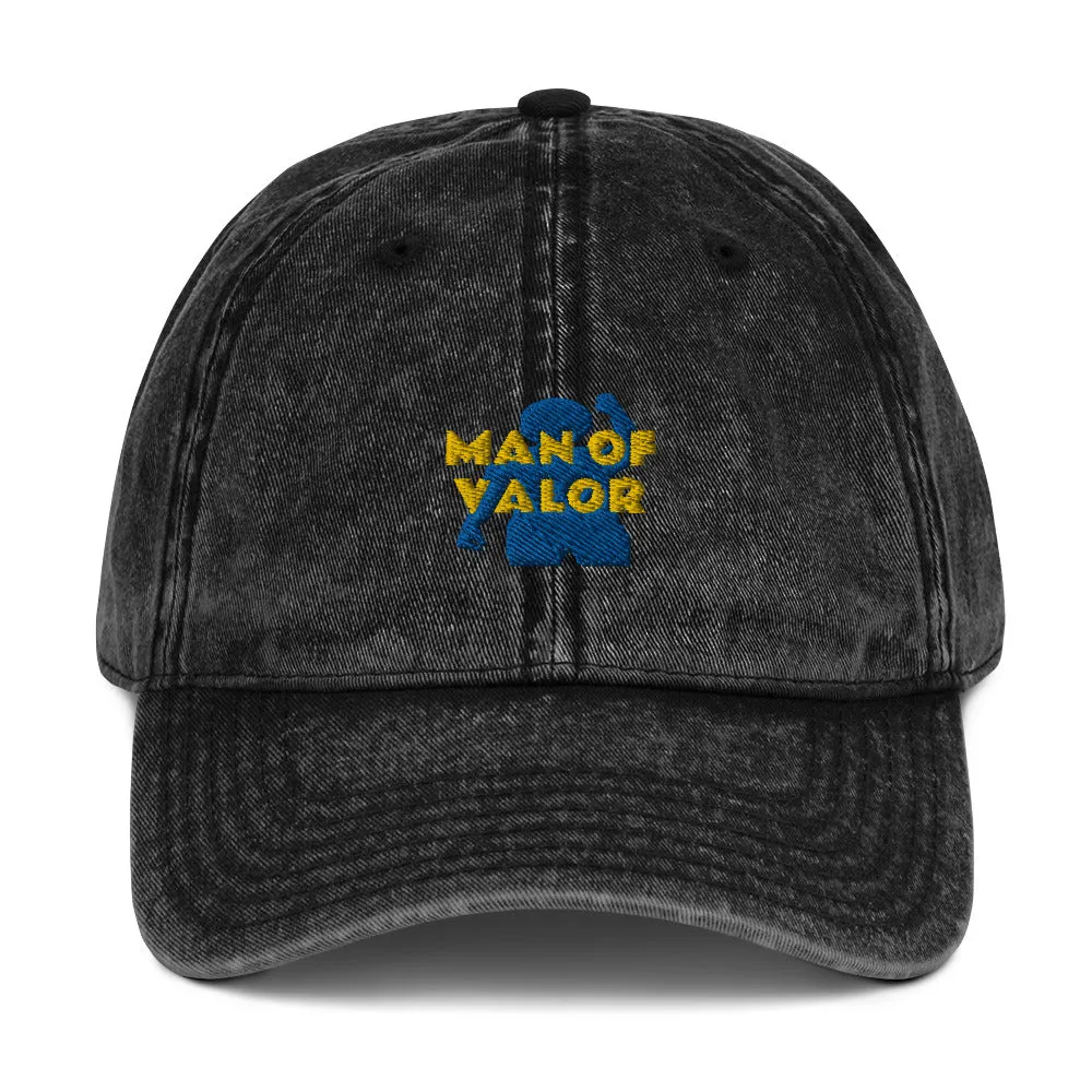 Man of Valor Vintage Cotton Twill Cap