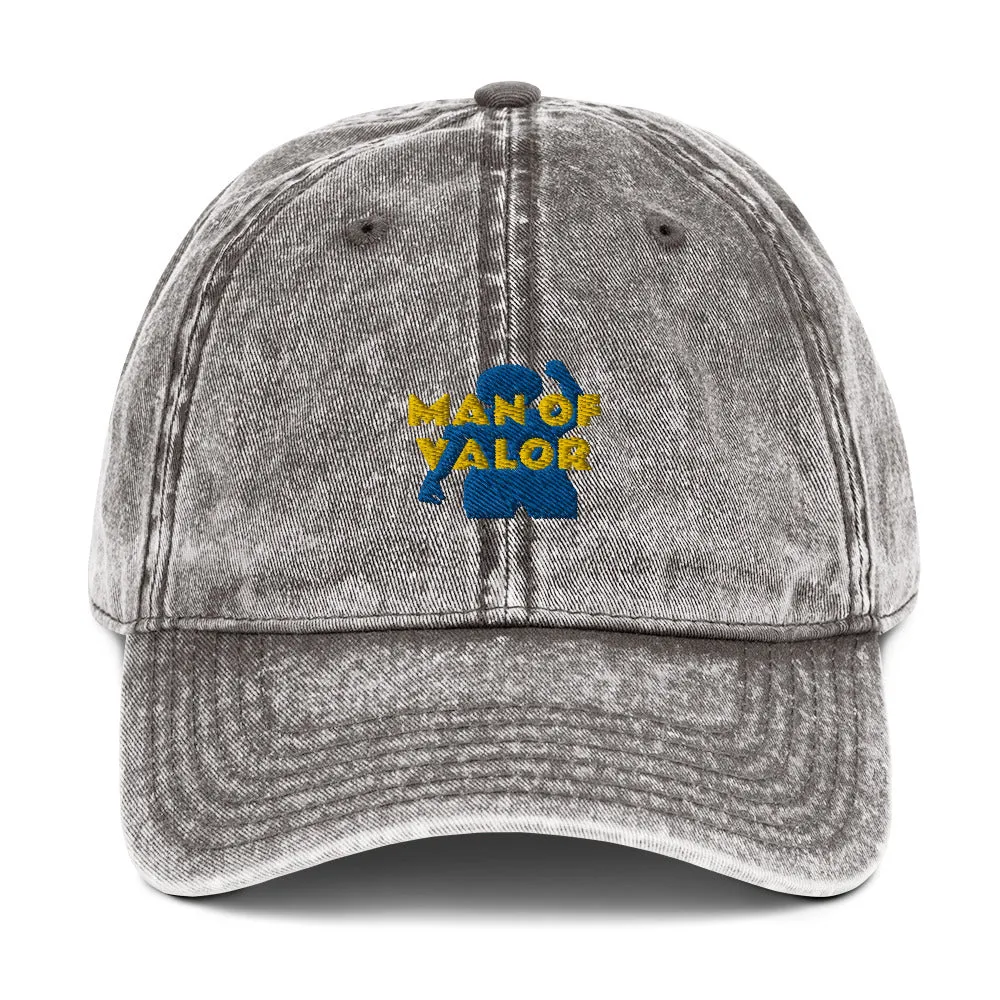 Man of Valor Vintage Cotton Twill Cap