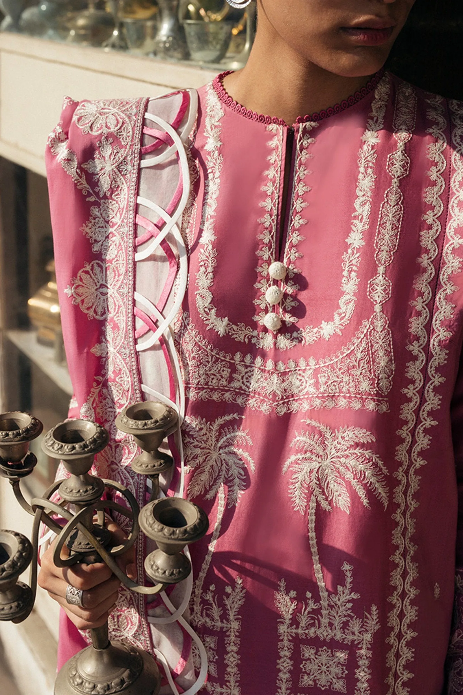 MANIJEH (ZW21-02) |  Zaha Hamrahi Winter Collection 2021 | Unstitched Embroidered Khaddar Suits