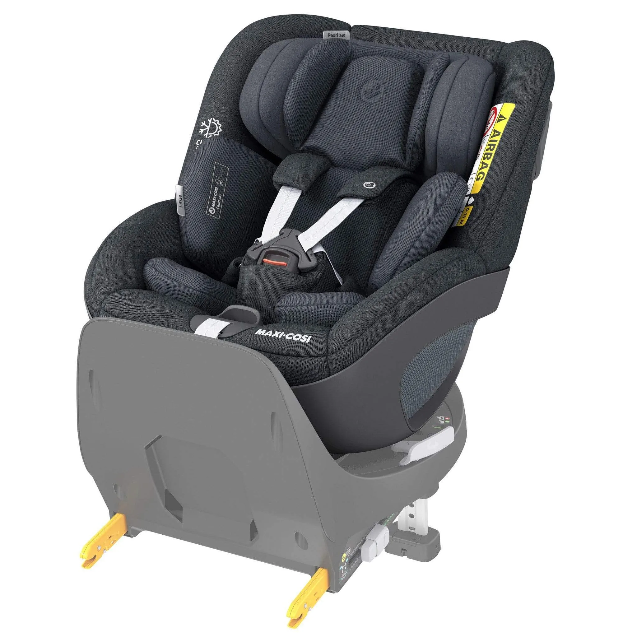 Maxi-Cosi Pebble 360, Pearl 360 & Familyfix 360 Base Bundle - Graphite