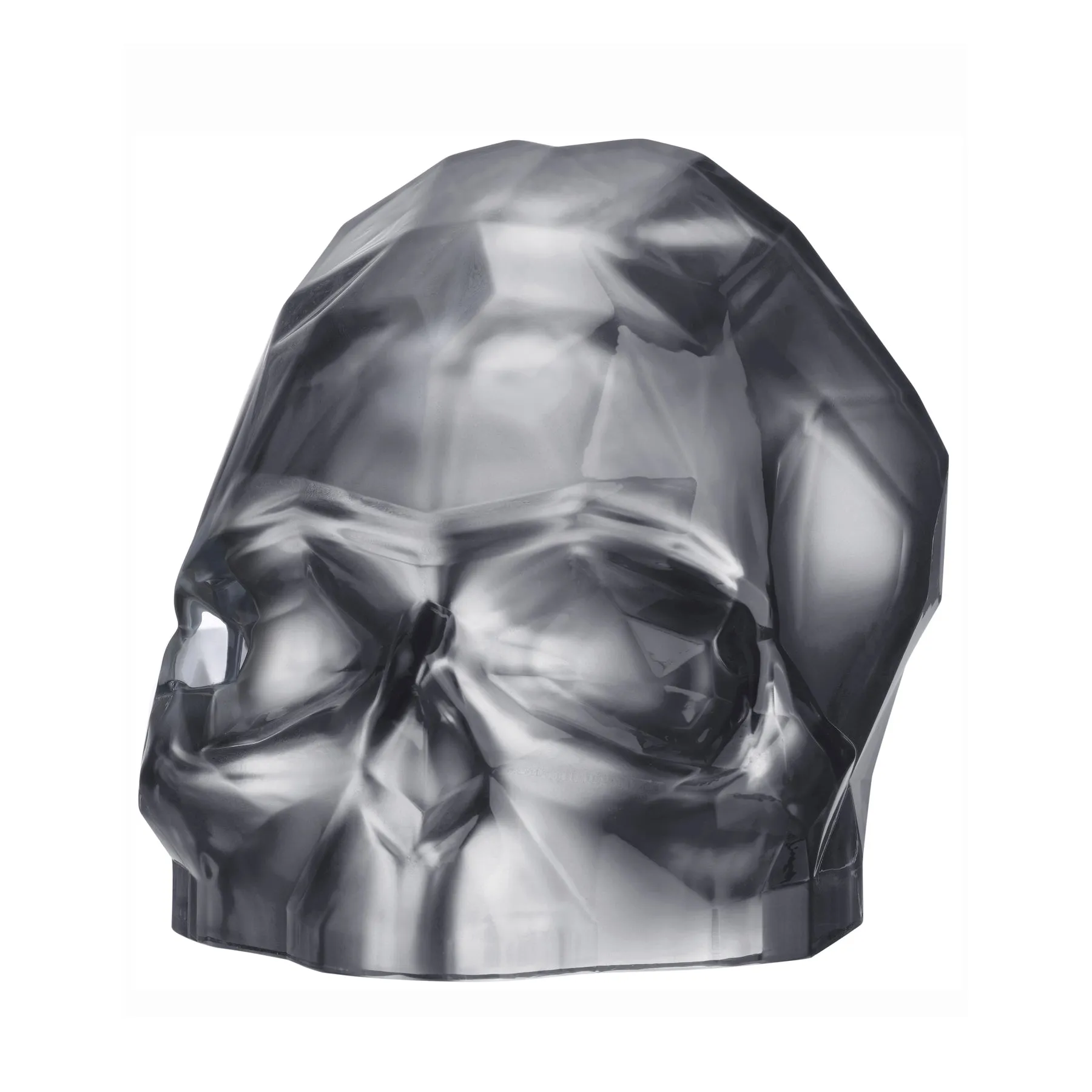 Memento Mori Faceted Skull Silver Large