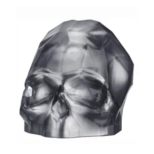 Memento Mori Faceted Skull Silver Large
