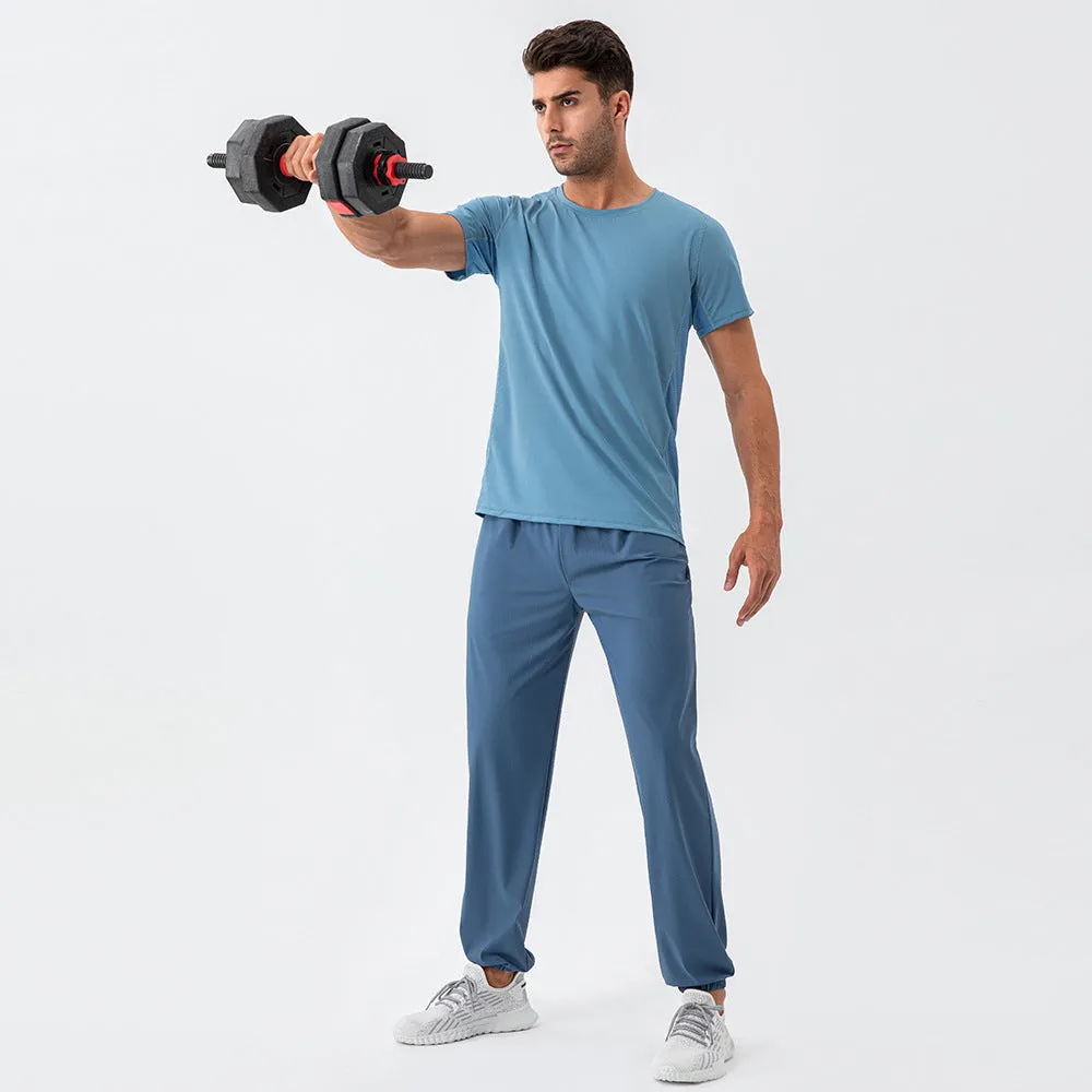 Men's Nylon Cool Feeling Loose Track Pants Quick-drying