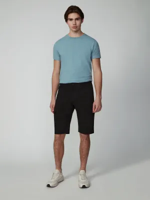 Men's Solid Bungee Capri Cargo Shorts 13" Inseam