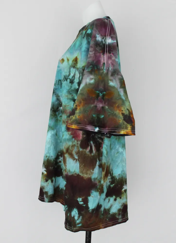 Men's t shirt ice dye size 3XL - Chaotic Adventure crinkle
