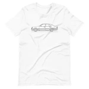 Mercedes-Benz E 55 AMG W210 silhouette T-shirt