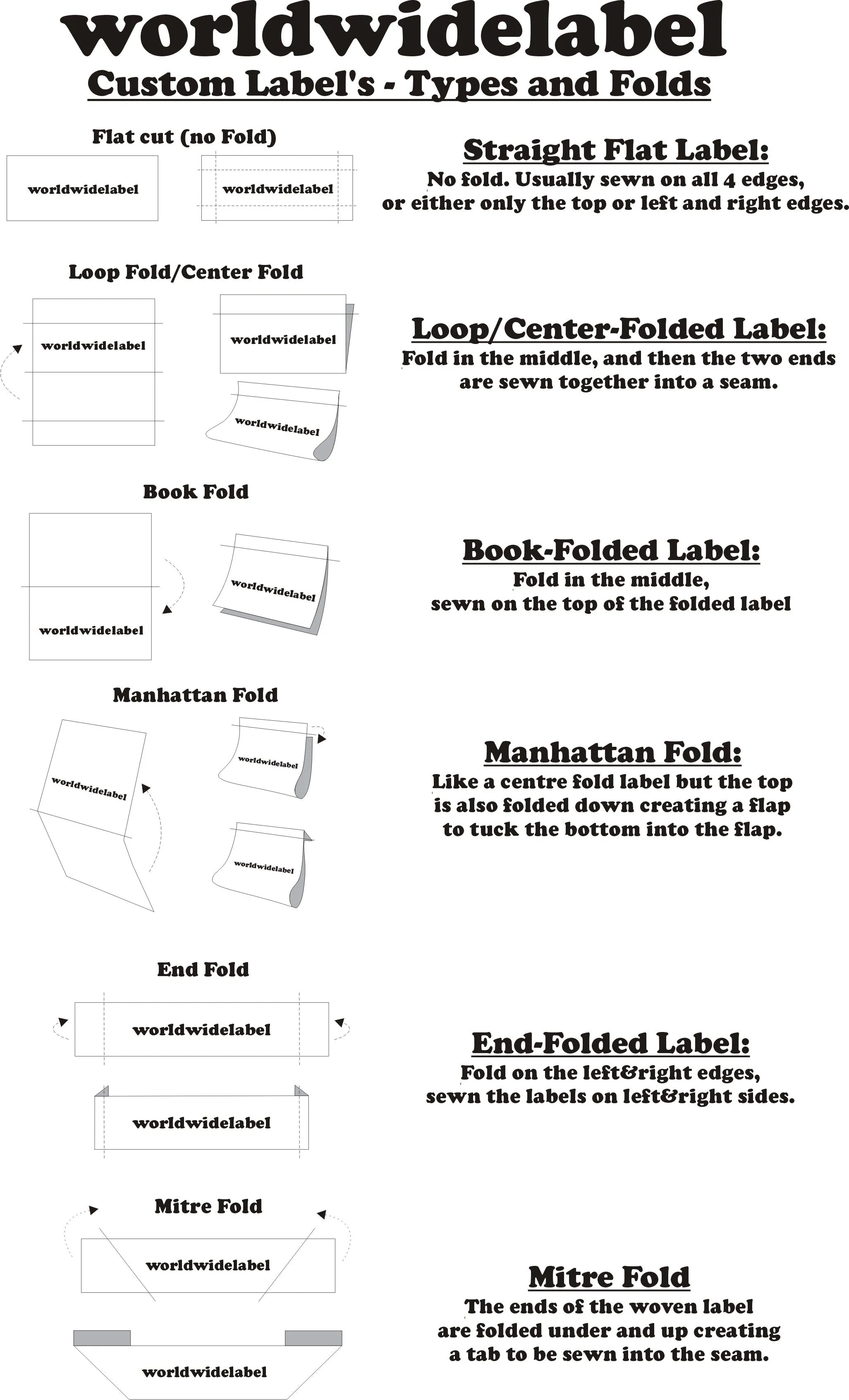 Metallic Finish Custom Woven Labels (Text Only) for Luxury Branding Name