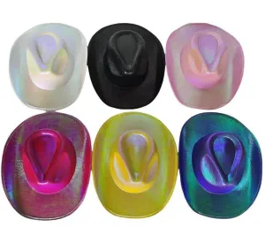 Metallic Opal Cowboy Hat (1ct)