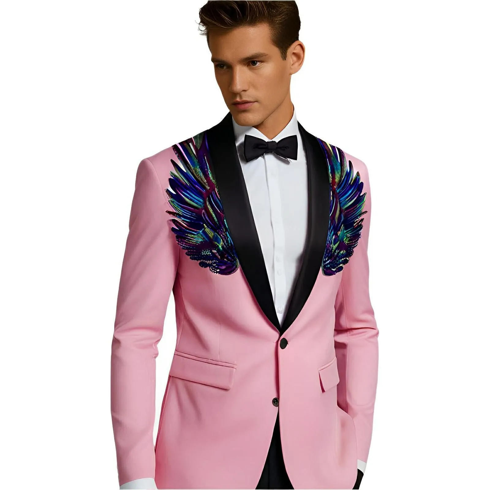 Metallic Wing Modern Fit Blazer