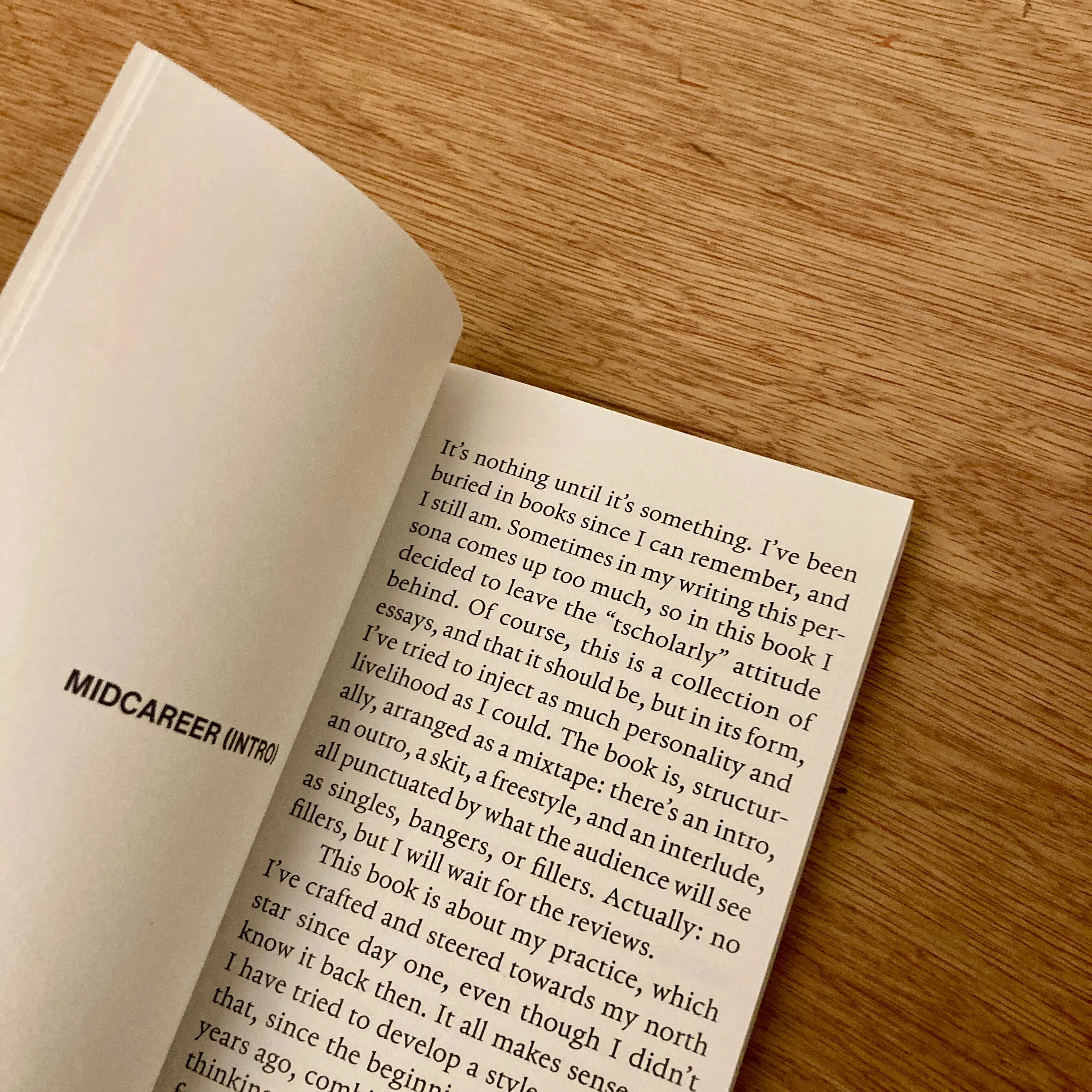 Midcareer Writing