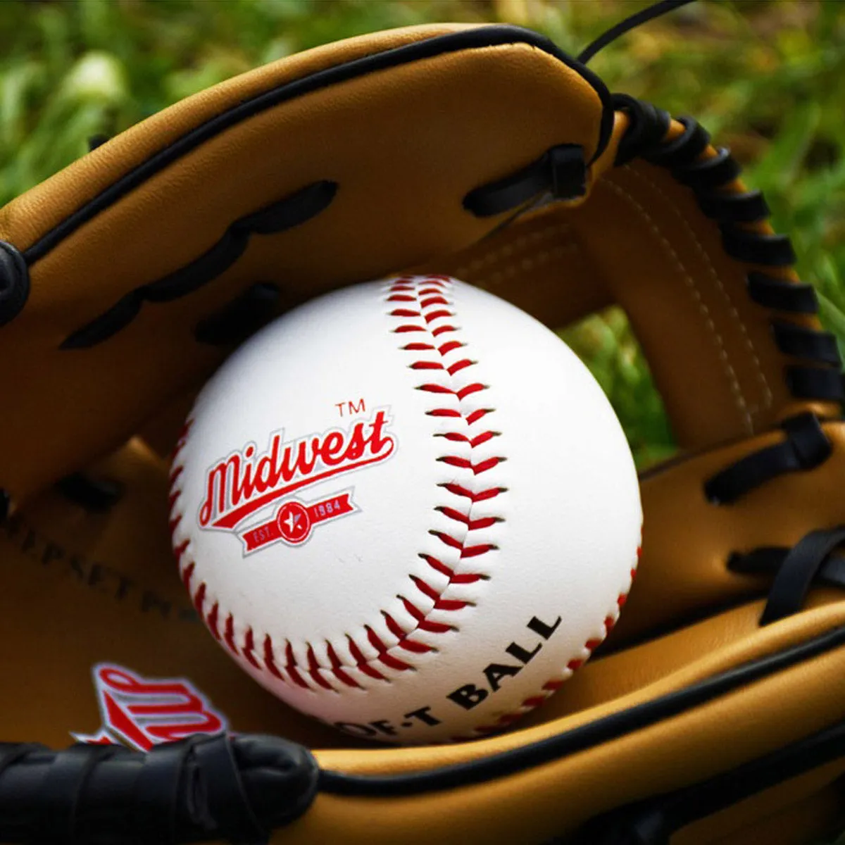 Midwest Baseball Glove and Ball Set