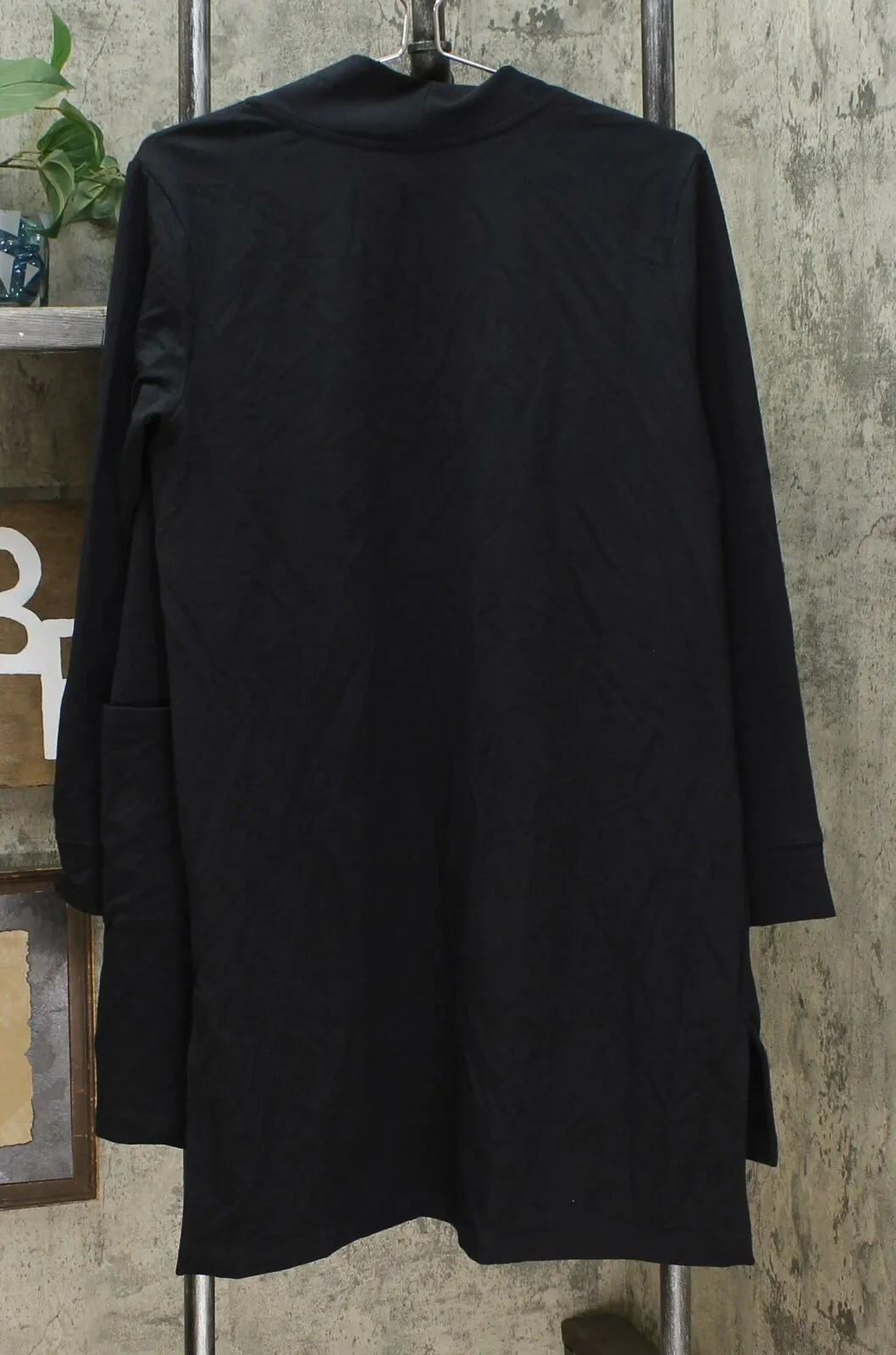 Modern Soul Women's Hi Low French Terry Duster Cardigan With Pockets